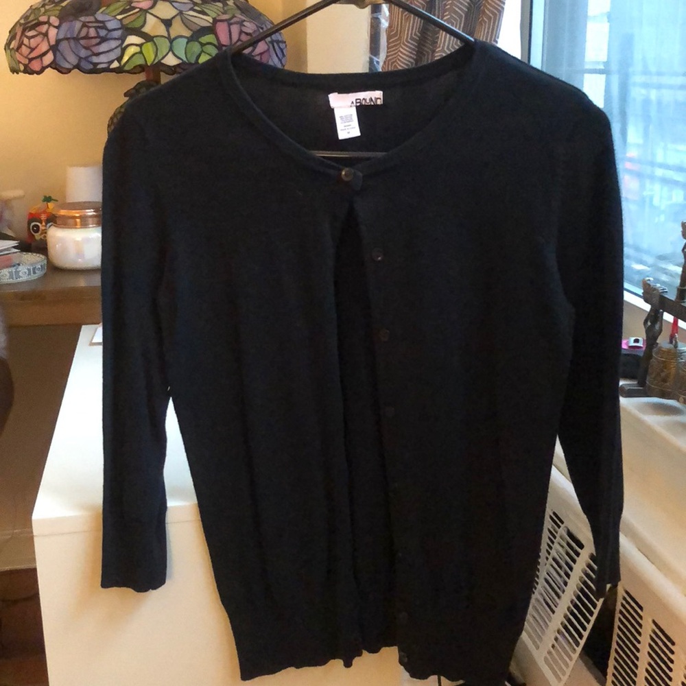 NEW Black Button Up Cardigan